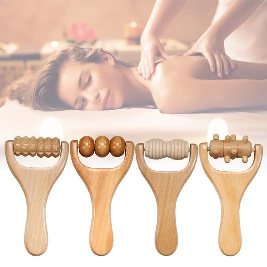 Wooden Therapy Roller – Full Body Relaxation & Circulation Aid