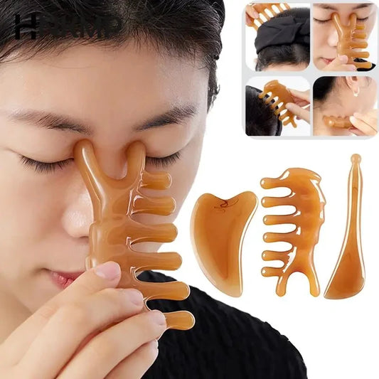 Face Lift Gua Sha Trio – Sculpting & Circulation Boost